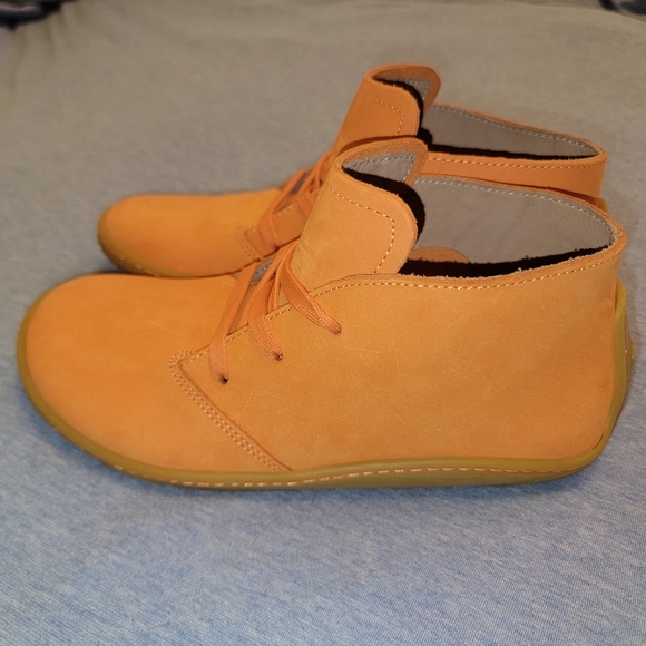 NWOT Orange Vivobarefoot Addis Suede Boots Size 38 J - Picture 5 of 10